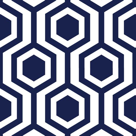 Navy Blue And White Wallpaper Blue Geometric Wallpaper Vintage