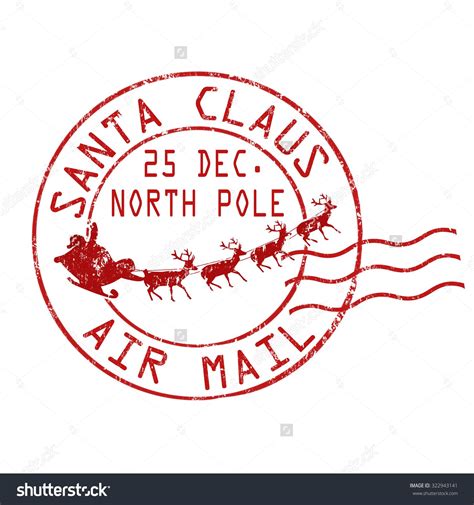 Postmark Stock Photos Images And Pictures Santa Mail Santa Stamp