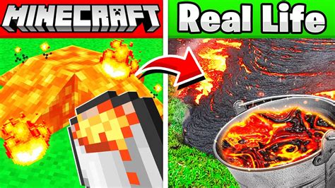 Minecraft Items In Real Life Animals Items Blocks Youtube