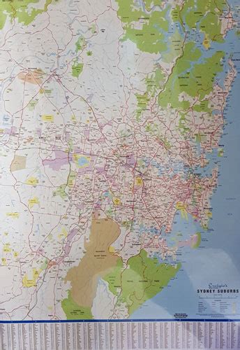Sydney Suburbs Map For The Wall Map Of Sydney