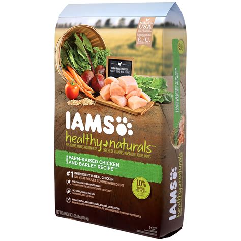 Iams Healthy Naturals Adult Chicken And Barley Recipe Dry Dog Food 256