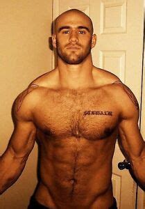 Shirtless Male Beefcake Hairy Chest Beard Ripped Muscular Build Photo SexiezPicz Web Porn