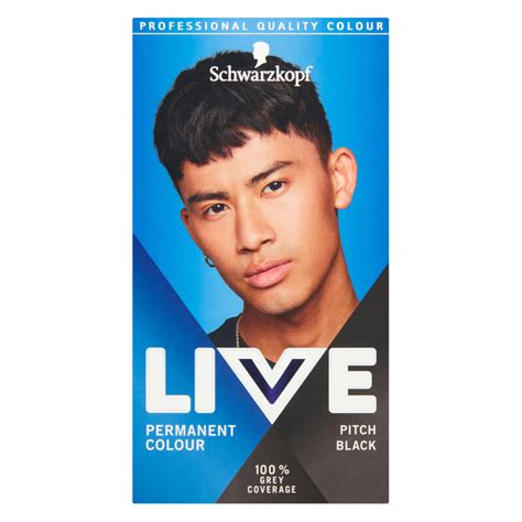 Buy Schwarzkopf Live Men Pitch Black 099 Permanent Hair Dye
