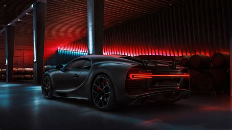3840x2160 Black Bugatti Chiron 2020 Rear 4k Hd 4k Wallpapers Images