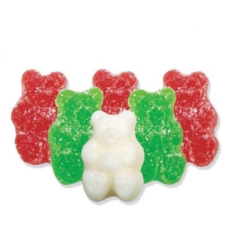 Snow Coated Christmas Gummi Bears Candyjar