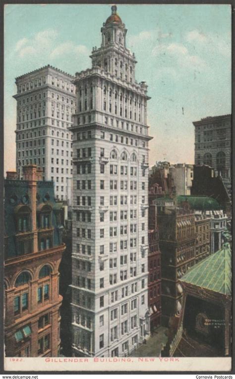 Gillender Building Manhattan New York City 1907 Ipcandn Co Postcard