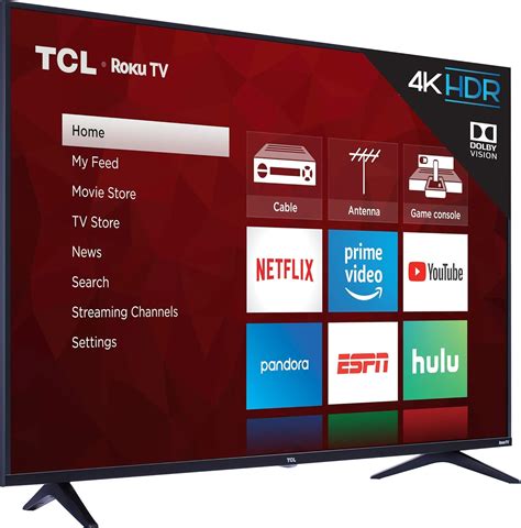 Tcl 55s517 55 Inch 4k Ultra Hd Roku Smart Led Tv 2018 Model