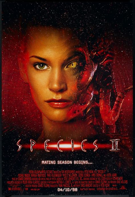 The Movie Poster For Species Ii
