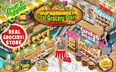 Real Grocery Store And Supermarket Simulator Kids Shopping And Cash