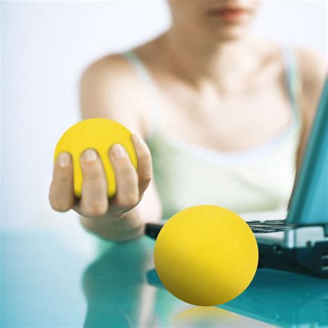 Lhcer Silicone Massage Therapy Grip Ball For Hand Finger Strength