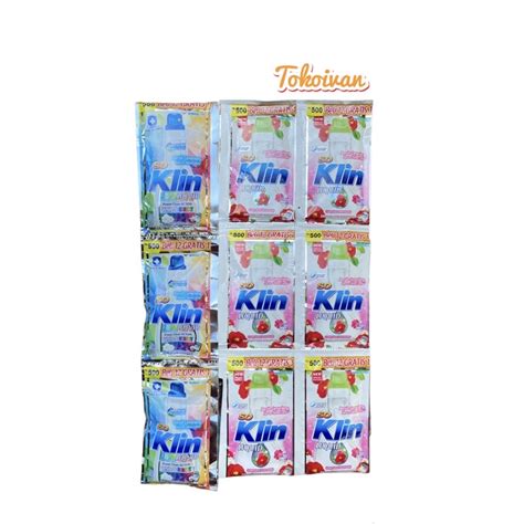 Jual Soklin Liquid Detergent Cair Sachet All Variant Warna 1 Renceng