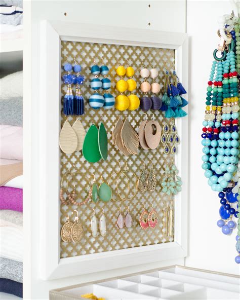 Diy Earring Organizer In Five Minutes The Chronicles Of Home