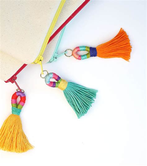 How To Make Colorful And Quick Embroidery Floss Tassels Embroidery