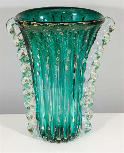 Signed Barovier And Toso Murano Glass Vase At 1stdibs