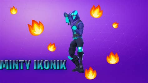 Fortnite Minty Ikonik Мятный АЙДОЛ Custom Skin Youtube