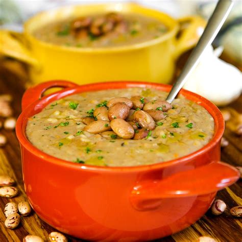 He licked his fingers in delight. ITALIAN RICE AND BEANS SOUP - a fall delight | Recipe ...