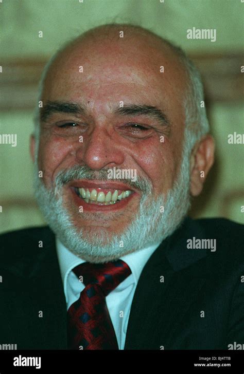 King Hussein King Of Jordan 23 March 1995 Stock Photo Alamy