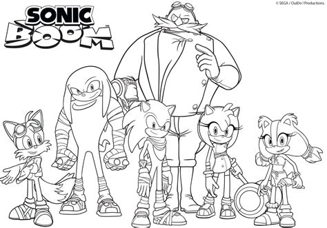 Sticks Sonic Boom Coloring Pages Printable Coloring Pages