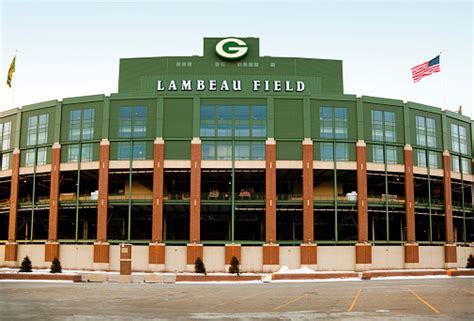 Lambeau Field Home Of The Green Bay Packers Stock Photo Download