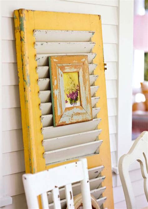 Repurposed Diy Window Shutter Ideas And Projects The Budget Decorator
