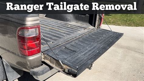 How To Remove A 1998 2011 Ford Ranger Tailgate Take Off Replace