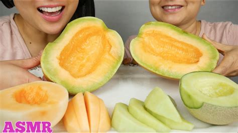 asmr melons eating sounds light whispers nana eats and sas asmr collaboration youtube