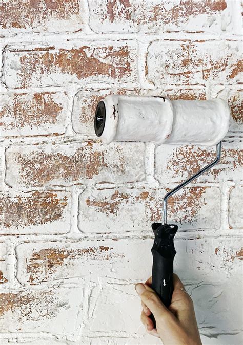 Lickety Split Diy Faux Brick Looks Just Like The Real Deal Brick