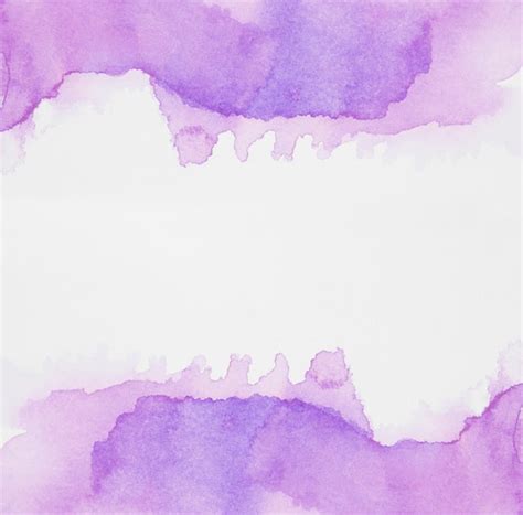 Premium Photo Purple Mix Of Paints On White Paper