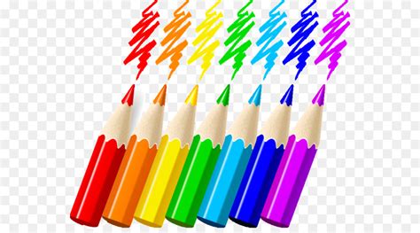Colorful Pencil Crayons Colored Pencils Clip Art Clip Art Library