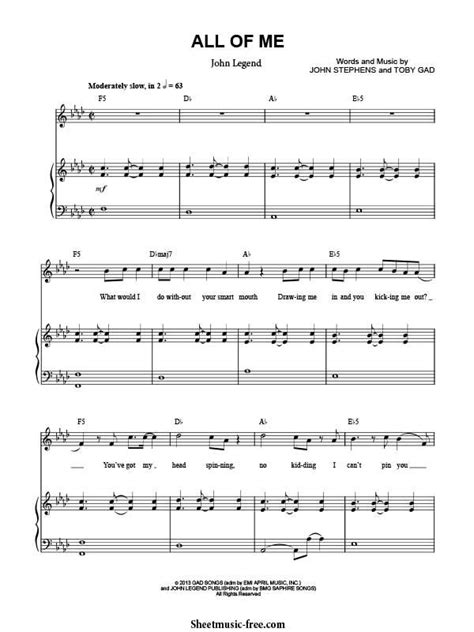 All Of Me Piano Easy Chords Music Chord Theory Guitar