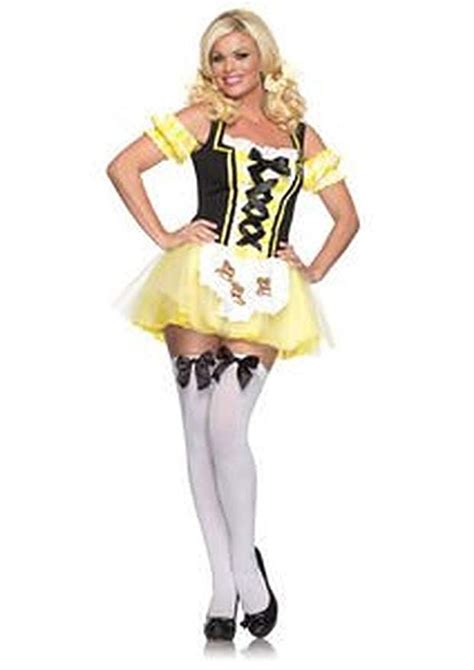 Leg Avenue Womens Lil Miss Goldilocks Dress Set Sexy Halloween