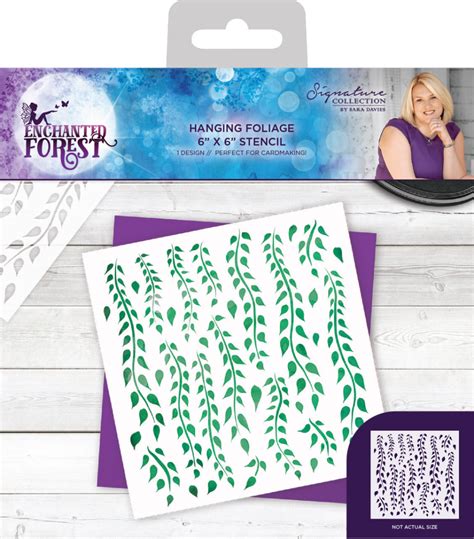 Sara Signature Collection Enchanted Forest 6x6 Stencil Hanging