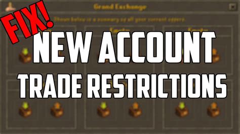 Osrs Runescape 2007 Fix Grand Exchange Trade Restriction On New
