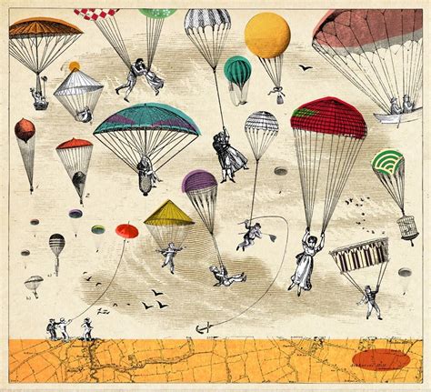 Parachutes By Lynn Hatzius Phosphor Art Street Wall Art Initials