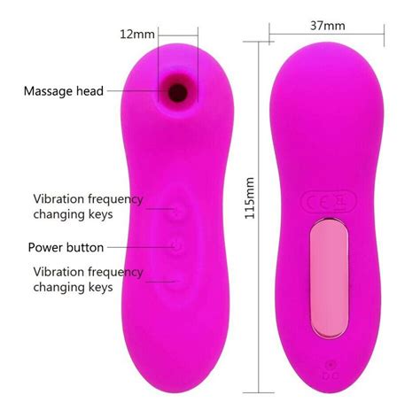 Clit Sucking Vibrator G Spot Dildo Waterproof Oral Adult Sex Toy For