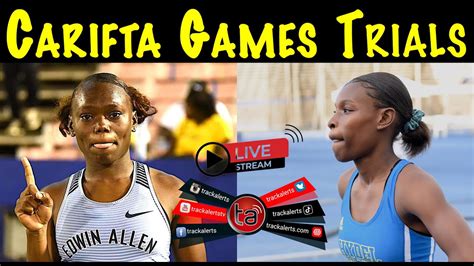 carifta games trials day2 youtube