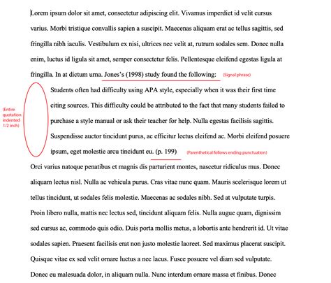 In Text Citations The Basics Purdue Writing Lab Writing Lab Report
