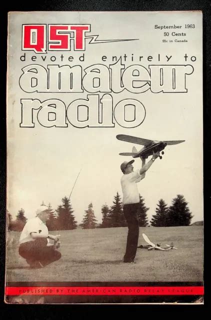 Vintage Qst Magazine September B W Transmitter Heath Arrl Ham Radio Picclick Uk