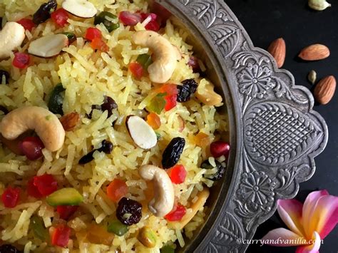 Zarda Sweet Saffron Infused Rice With Dry Fruits And Nuts