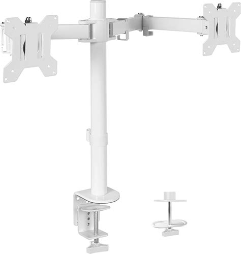 Vivo Dual Monitor Desk Mount Heavy Duty Fully Adjustable Stand Fits 2