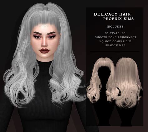 Delicacy Hair Download Free Phoenix Sims