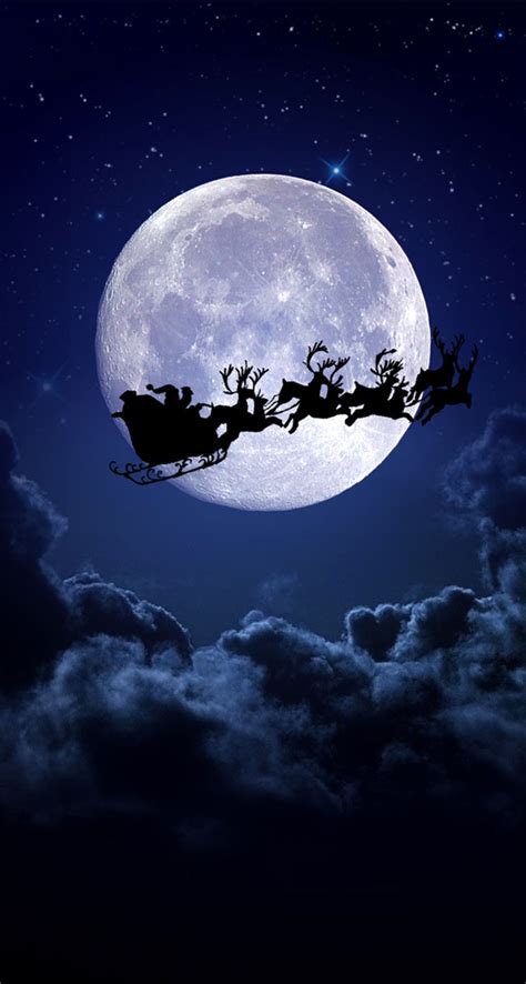 Over 25+ free christmas phone wallpapers to jazz up your phone this festive season. Christmas Night Moon - The iPhone Wallpapers