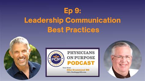 9 leadership communication best practices with michael schoof md youtube