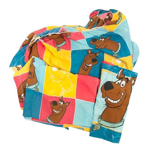 You'll never forget anything again when you use this officially licensed scooby doo backpack! Scooby Doo Twin Sheets Set Flat Pillow Case Fitted Color Block Vintage 1999 #DanRiver # ...