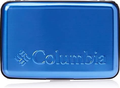 Columbia Mens Metal Hard Case Rfid Credit Card Holder Wallet Amazon