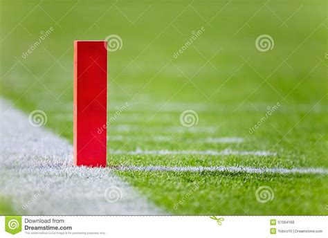 Football Touchdown Pylon stock photo. Image of touchdown 