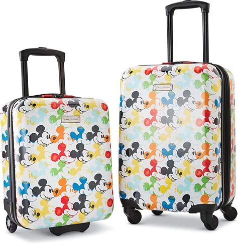 american tourister disney hardside luggage with spinner wheels mickey mouse 2 2