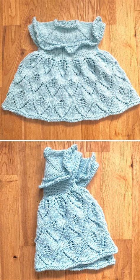 Adorable Knitted Baby Dresses Free Baby Dress Knitting Patterns