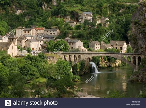 Saint Chely Du Tarn Gorges Du Tarn Cevennes Area Of France Stock Photo