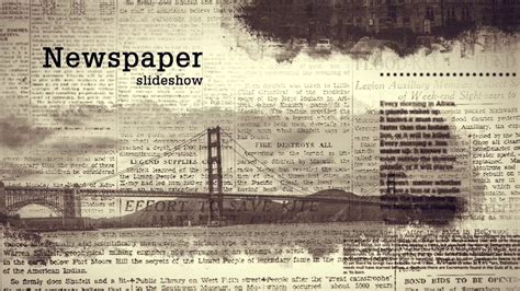 Old Newspapers Headlines. After Effects Project - YouTube